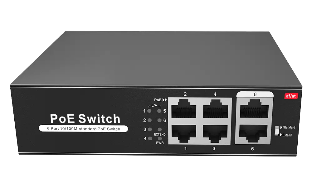 PoE switch 65W 4 csatorna