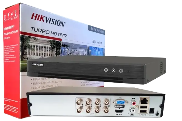 Hikvision TurboHD 8 csatornás 2MP hibrid XVR rögzítő