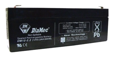 DIAMEC DM 12V 2.2 Ah zselés akkumulátor DIAMEC DM 12V 2.2 Ah zselés akkumulátor